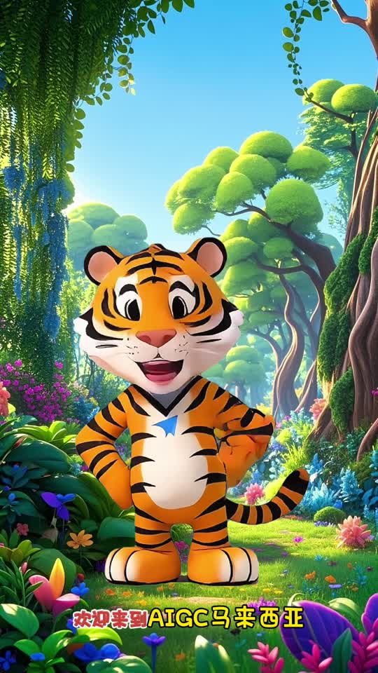AIGC Malaysia branded mascot AI avatar