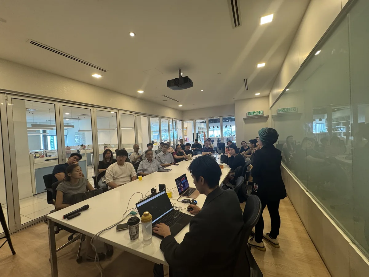 Max Ng delivering the AI video creation session