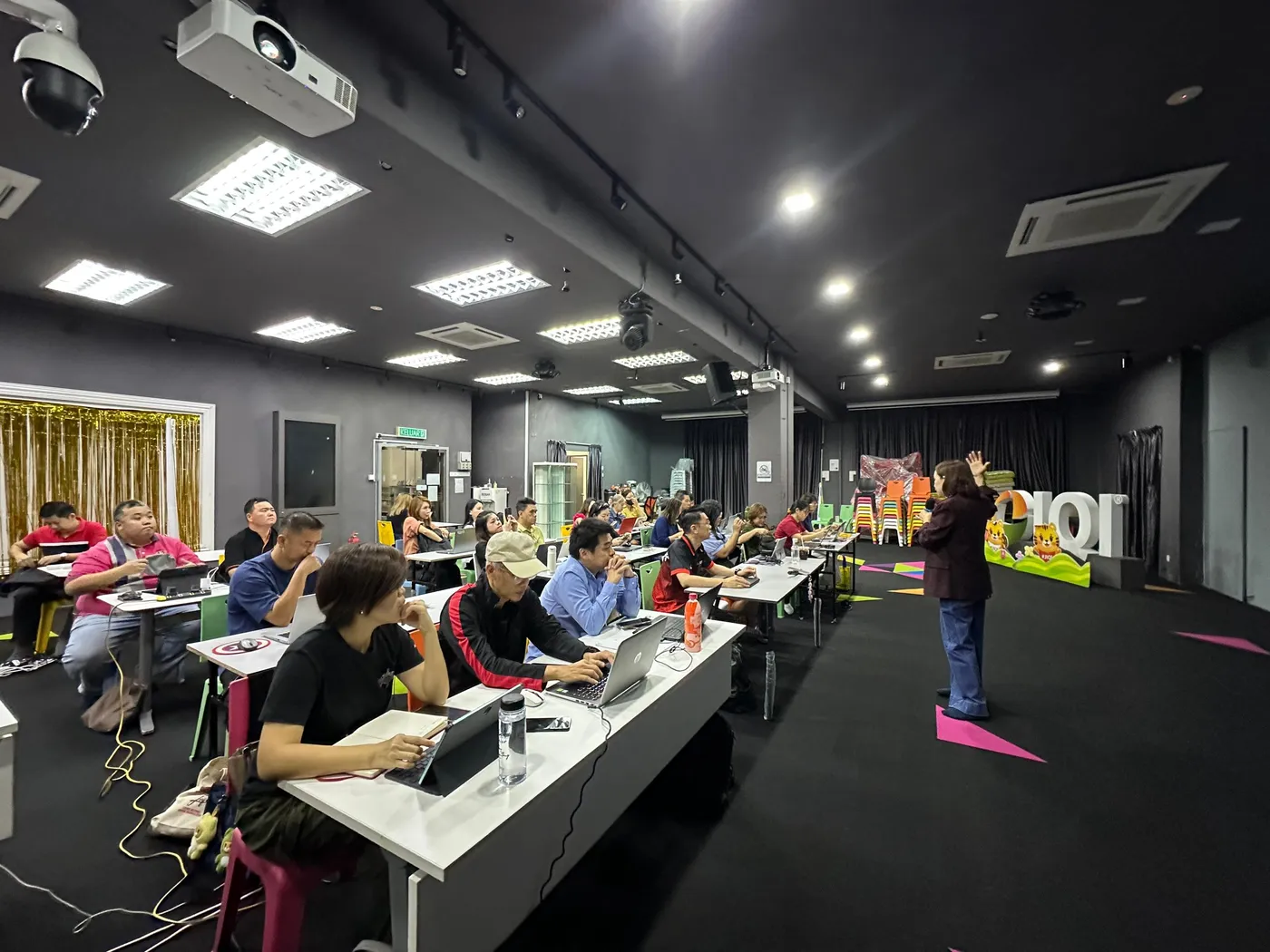 Group of IQI real estate agents at the AIGC Malaysia AI video training