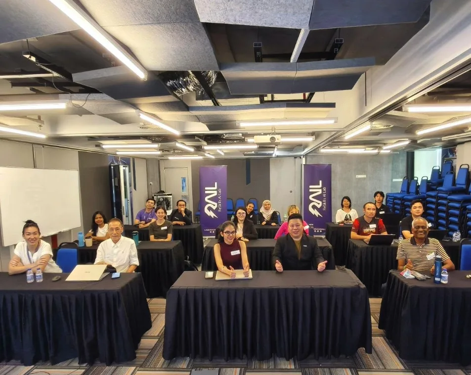 Group photo of participants at the RAIL AI Short Video Workshop at ReSkills AI Lab