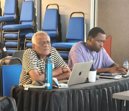 Participants of all backgrounds learning AI video creation side by side